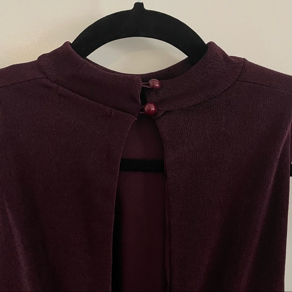 NWOT Missguided Burgundy Dress - Picture 5 of 7